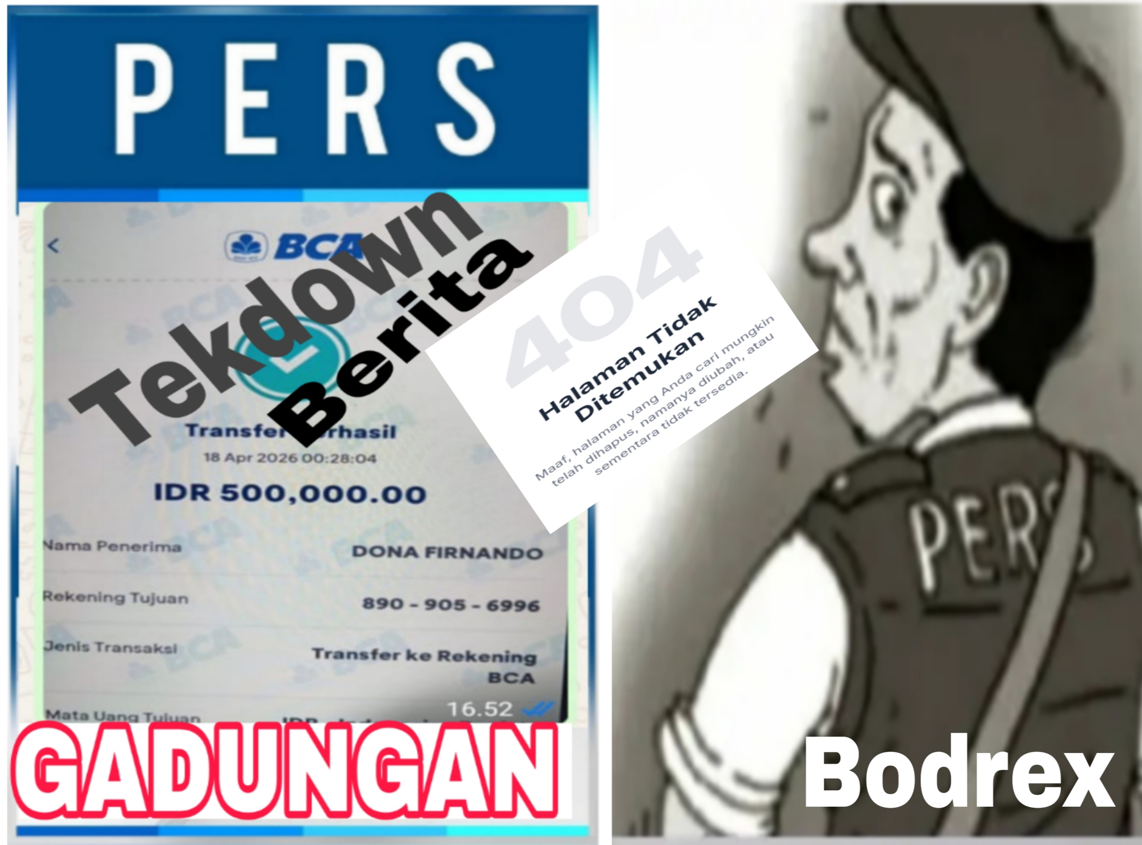 Diduga Wartawan Gadungan Berulah Kembali :  Dona Oknum Mengaku Wartawan Dalih Tekdown Terkesan Coreng Dunia Pers Lampung